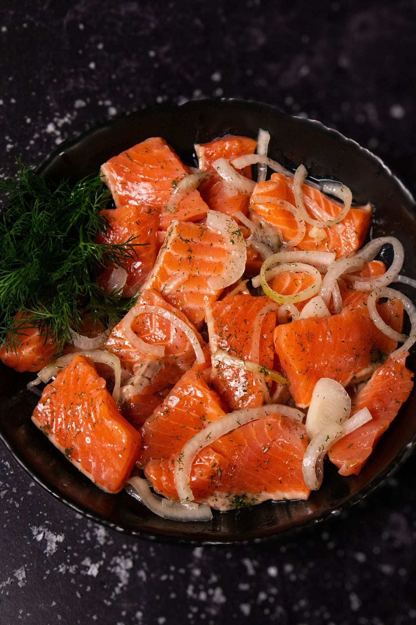 Marinated Steelhead with herbs