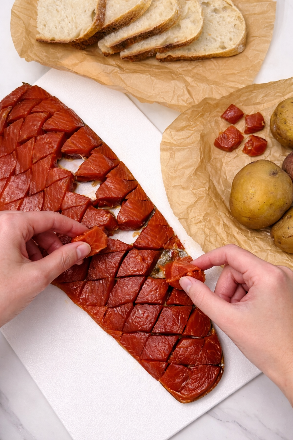 Yukola Style Cold-Smoked Steelhead