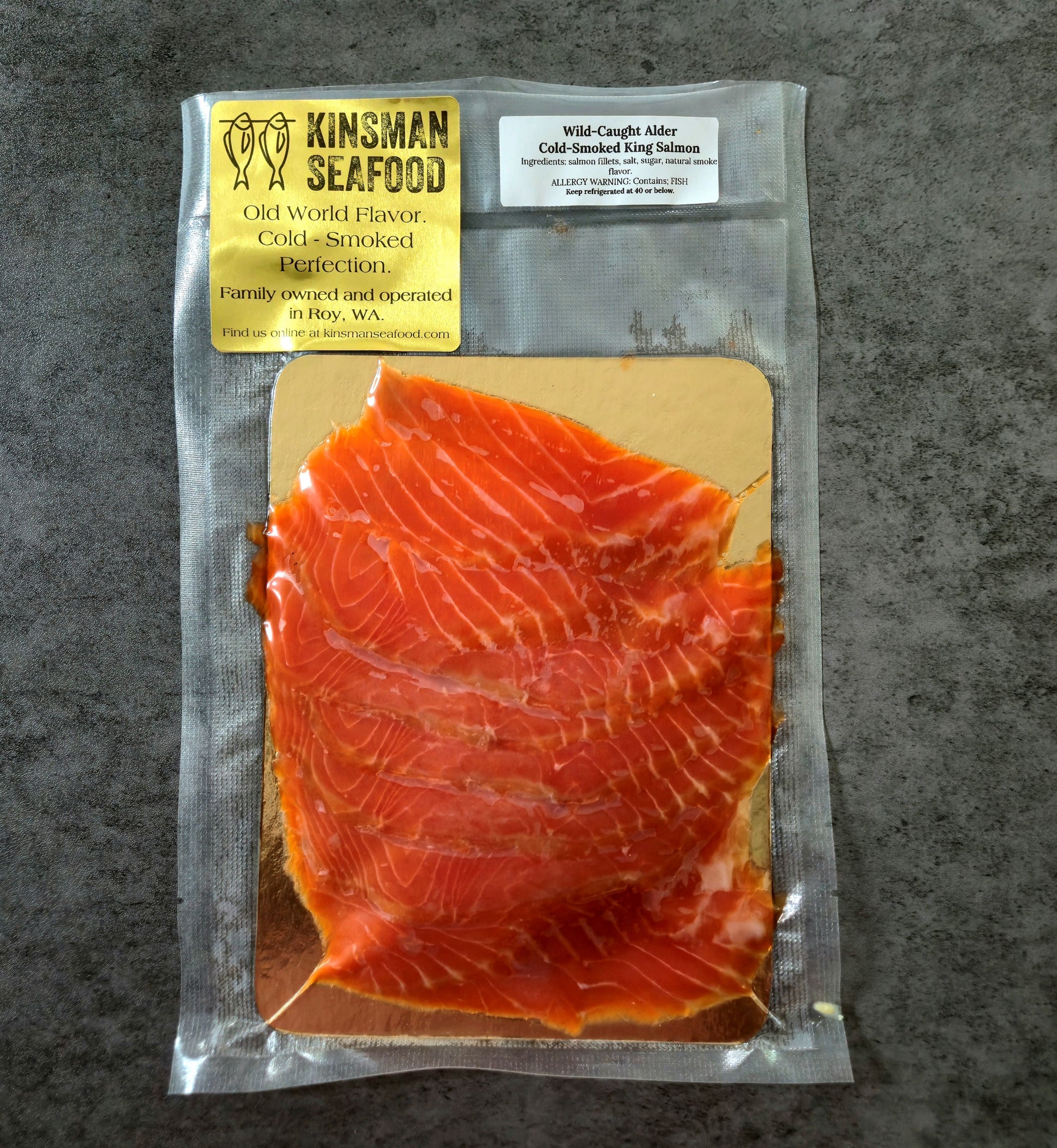 Cold-Smoked King Salmon Lox - Main Image