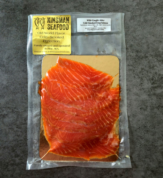 Cold-Smoked King Salmon Lox