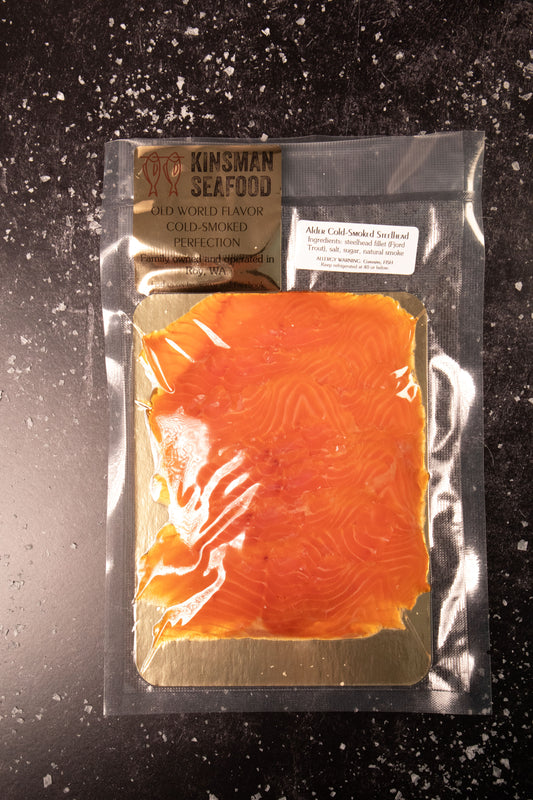 Sliced Cold-Smoked Steelhead - 6 oz package